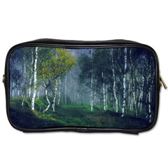 Birch Forest Nature Landscape Toiletries Bag (one Side) by Pakrebo