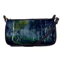 Birch Forest Nature Landscape Shoulder Clutch Bag by Pakrebo