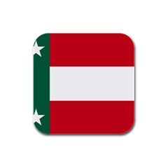 Flag Of The Republic Of Yucatán Rubber Square Coaster (4 Pack)  by abbeyz71