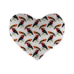Birds 1 Standard 16  Premium Heart Shape Cushions
