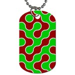 Paper Pattern Texture Parchment Dog Tag (Two Sides)