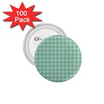 Argyle Light Green Pattern 1.75  Buttons (100 pack) 