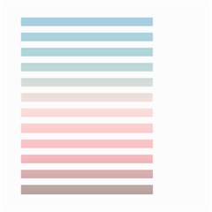 Horizontal Pinstripes In Soft Colors Small Garden Flag (two Sides) by shawlin