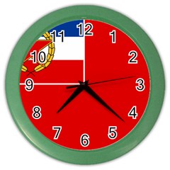 Naval Ensign Of Yugoslavia, 1949-1993 Color Wall Clock by abbeyz71
