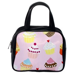 Eat Cupcakes Classic Handbag (one Side) by WensdaiAmbrose