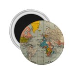 World Map Vintage 2.25  Magnets