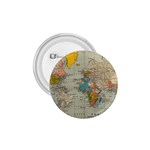 World Map Vintage 1.75  Buttons