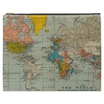 World Map Vintage Cosmetic Bag (XXXL)
