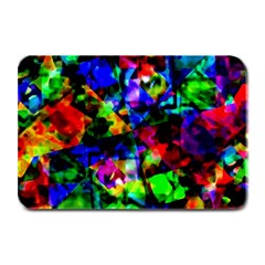 Multicolored Abstract Print Plate Mats by dflcprintsclothing