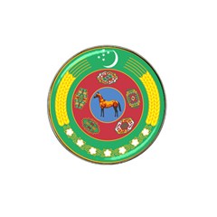 Turkmenistan National Emblem, 2000-2003 Hat Clip Ball Marker by abbeyz71