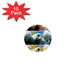Snowball Branch Collage (I) 1  Mini Magnet (10 pack) 