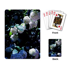 Blue Snowballs Ii Playing Cards Single Design (rectangle) by okhismakingart