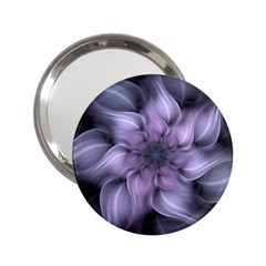 Fractal Flower Lavender Art 2 25  Handbag Mirrors