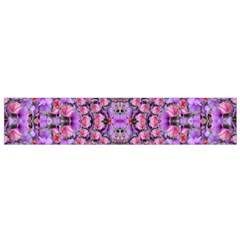World Wide Blooming Flowers In Colors Beautiful Small Flano Scarf by pepitasart