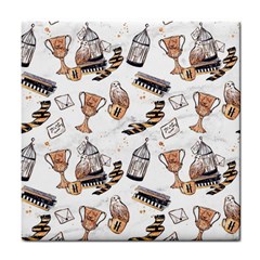 Hufflepuff Pattern Tile Coasters by Sobalvarro