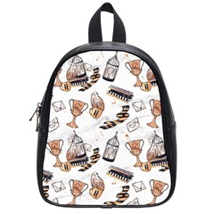 Hufflepuff Pattern School Bag (small) by Sobalvarro