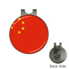 China Flag Hat Clips With Golf Markers by FlagGallery
