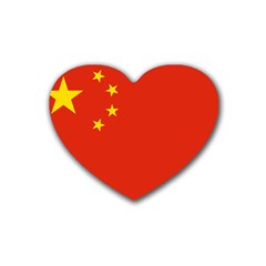 China Flag Heart Coaster (4 Pack)  by FlagGallery