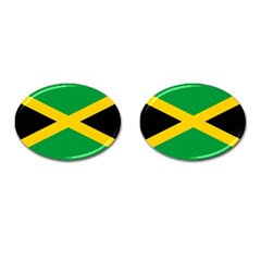 Jamaica Flag Cufflinks (oval) by FlagGallery