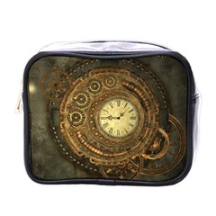 Noble Steampunk Clockwork Mini Toiletries Bag (one Side) by FantasyWorld7