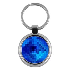 Inary Null One Figure Abstract Key Chain (round) by Pakrebo