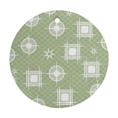 Background Non Seamless Pattern Ornament (round)