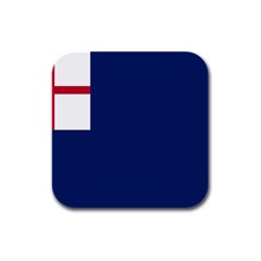 Blue Bunker Hill Flag Rubber Square Coaster (4 Pack)  by abbeyz71