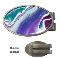 Color Acrylic Paint Art Painting Money Clips (oval)  by Pakrebo