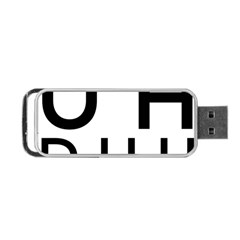 Uh Duh Portable Usb Flash (one Side) by FattysMerch