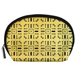 Background Yellow Accessory Pouch (Large) Front