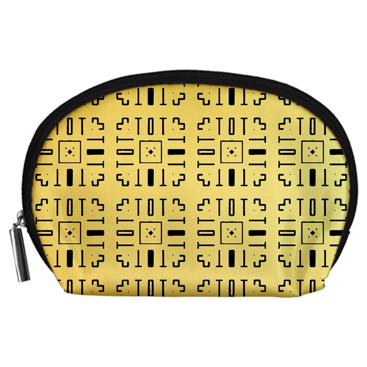 Background Yellow Accessory Pouch (Large)