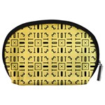 Background Yellow Accessory Pouch (Large) Back