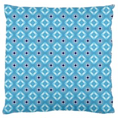 Blue Pattern Standard Flano Cushion Case (one Side)