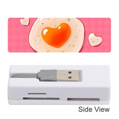 Omelette Heart Pink Valentine Memory Card Reader (stick) by Bajindul