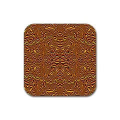 Rby-3-3 Rubber Coaster (square)  by ArtworkByPatrick