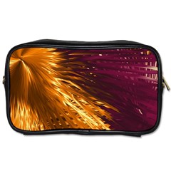 Lines Curlicue Fantasy Colorful Toiletries Bag (two Sides) by Bajindul