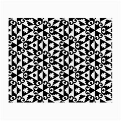 Geometric Tile Background Small Glasses Cloth (2 Sides) by Bajindul