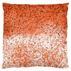 Scrapbook Orange Shades Large Flano Cushion Case (one Side) by HermanTelo