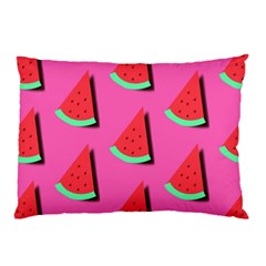 Fresh Watermelon Slices Pillow Case by VeataAtticus