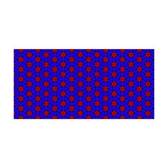 Blue Pattern Red Texture Yoga Headband by Mariart