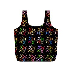 Scissors Pattern Colorful Prismatic Full Print Recycle Bag (s)