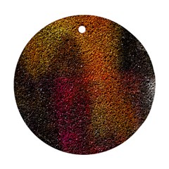 Colors Exploding Paint Spray Ornament (round)