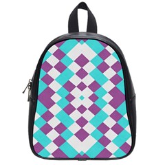 Texture Violet School Bag (small)