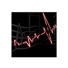 Music Wallpaper Heartbeat Melody Satin Bandana Scarf