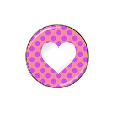 Love Heart Valentine Hat Clip Ball Marker