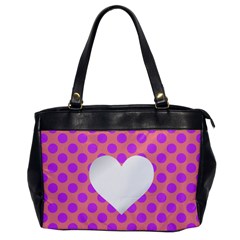 Love Heart Valentine Oversize Office Handbag by HermanTelo