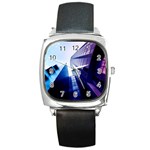 Abstract Architectural Design Architecture Building Square Metal Watch Front