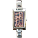 Low Angle Photography Of Beige And Blue Building Rectangle Italian Charm Watch