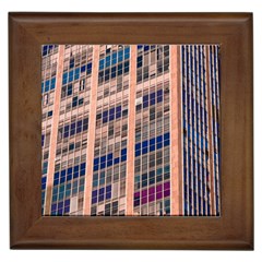 Low Angle Photography Of Beige And Blue Building Framed Tiles by Pakrebo