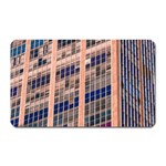 Low Angle Photography Of Beige And Blue Building Magnet (Rectangular)